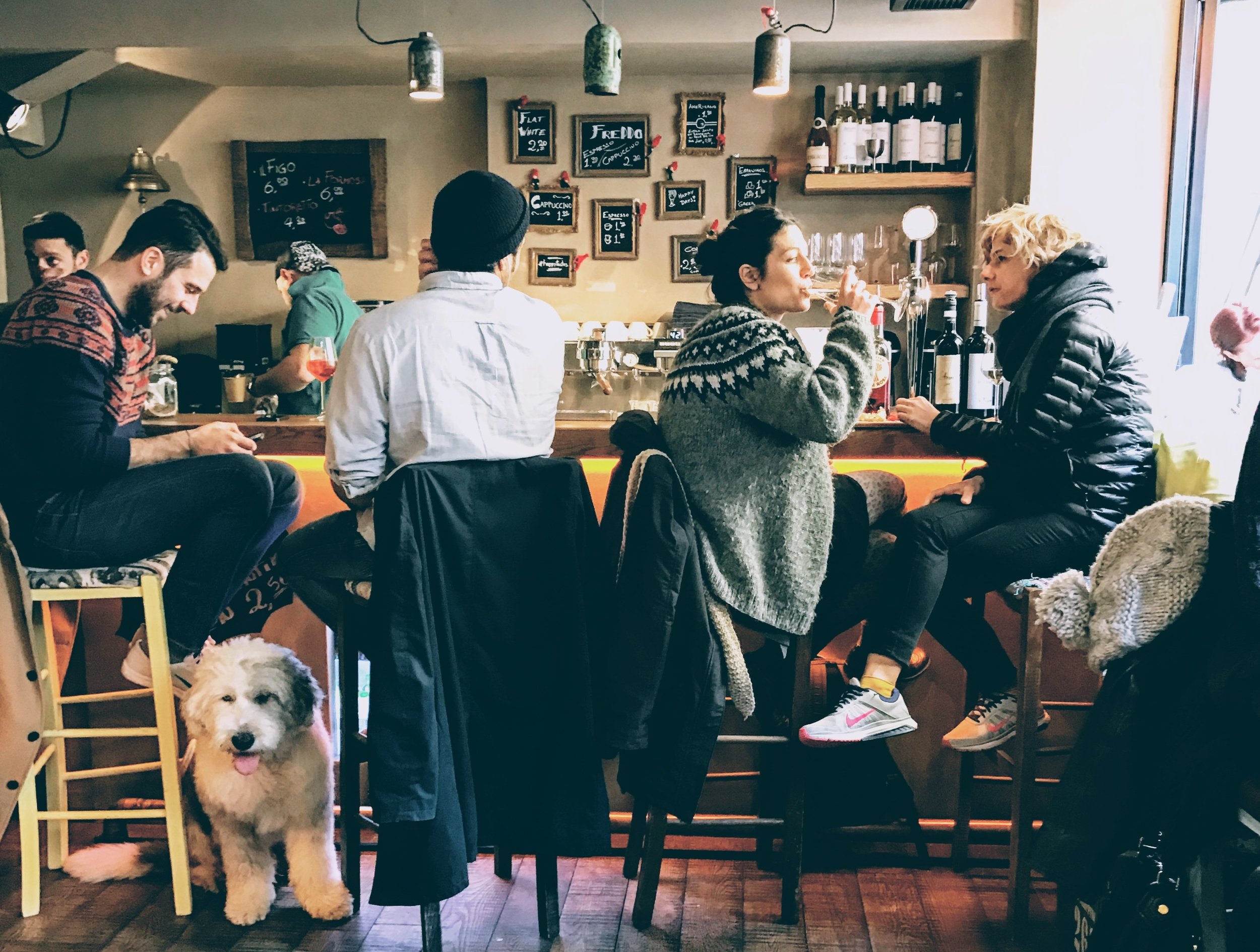 Athens: 3rd wave coffee and wine bar at Drupes & Drips