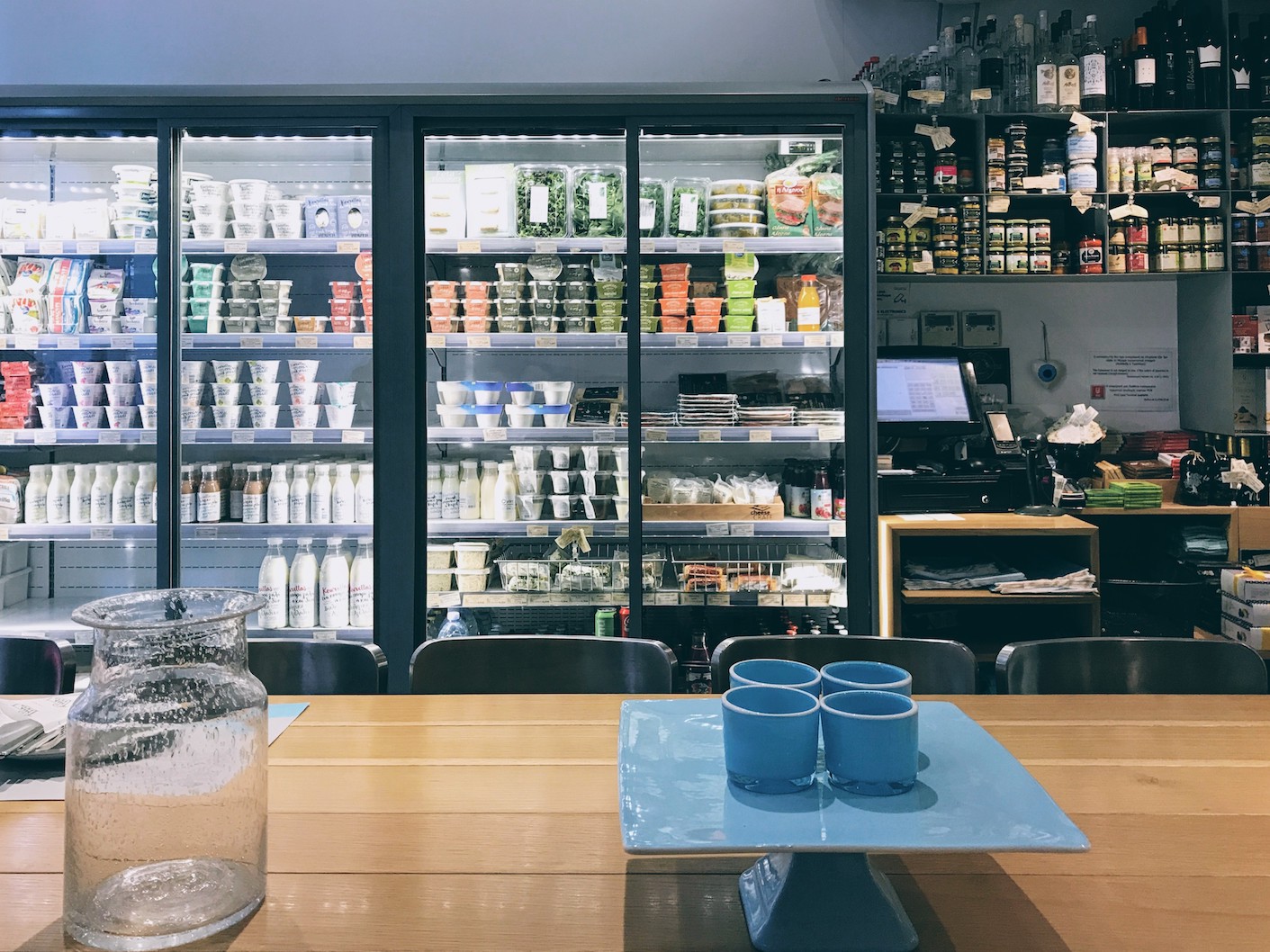 Thessaloniki: Greek deli and a long communal table at Mia Feta feta bar