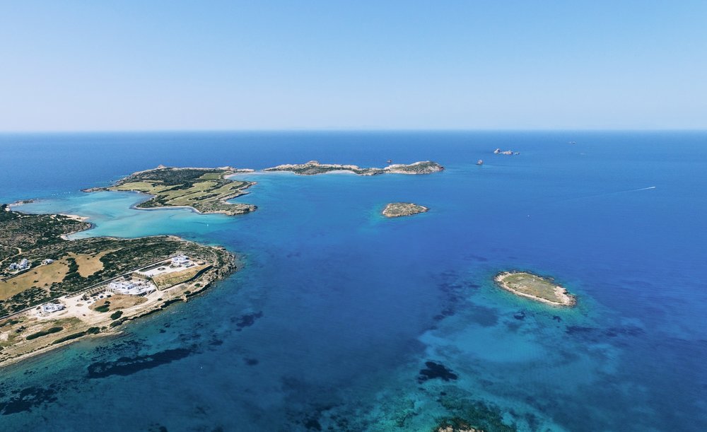 Travel Food People - Aerial view, Paros