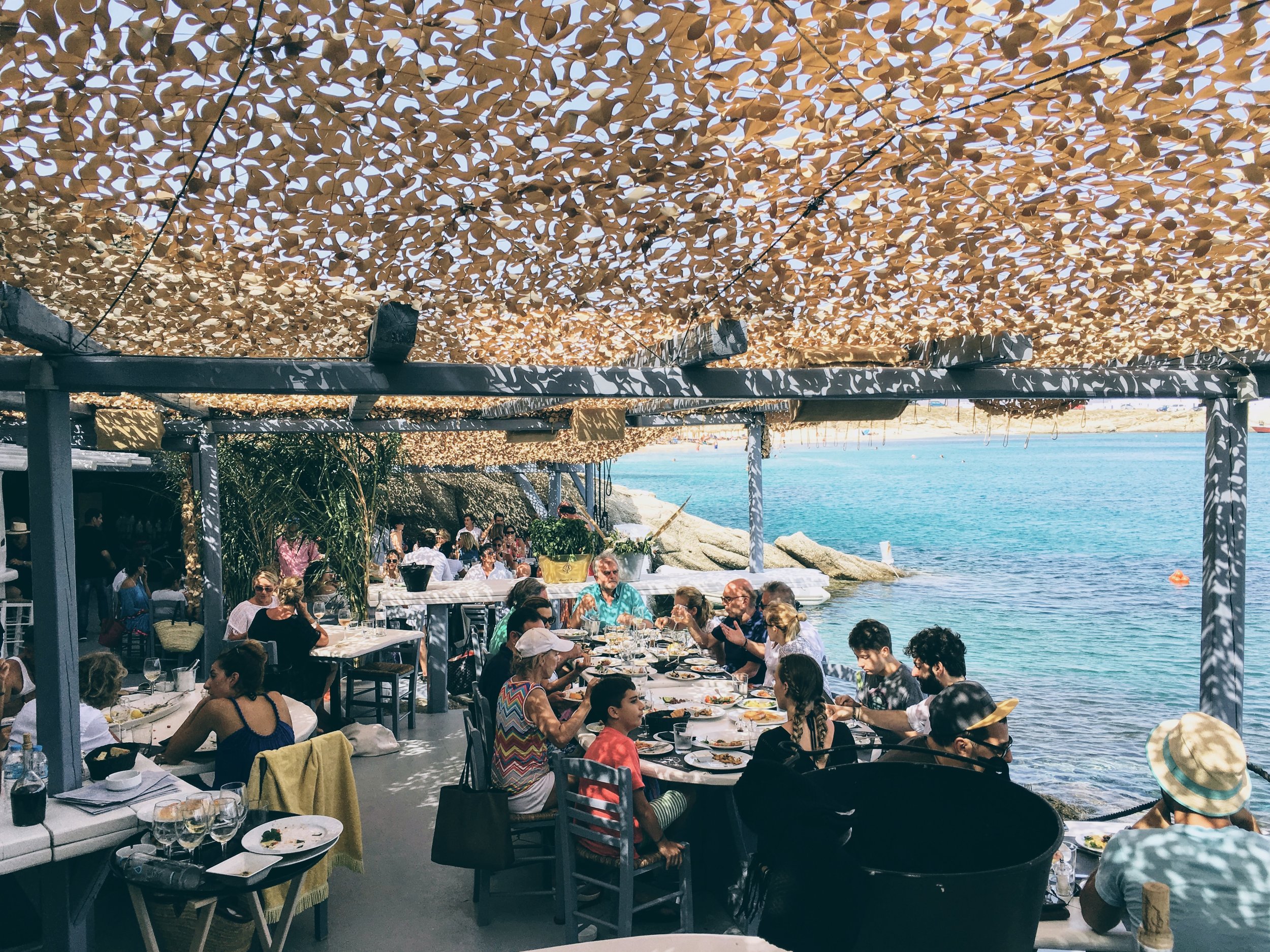 Travel Food People - Spilia seaside, Mykonos