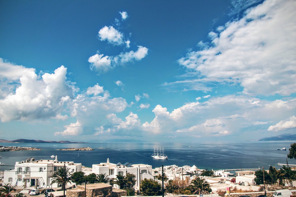 Travel Food People - Aerial View, Mykonos