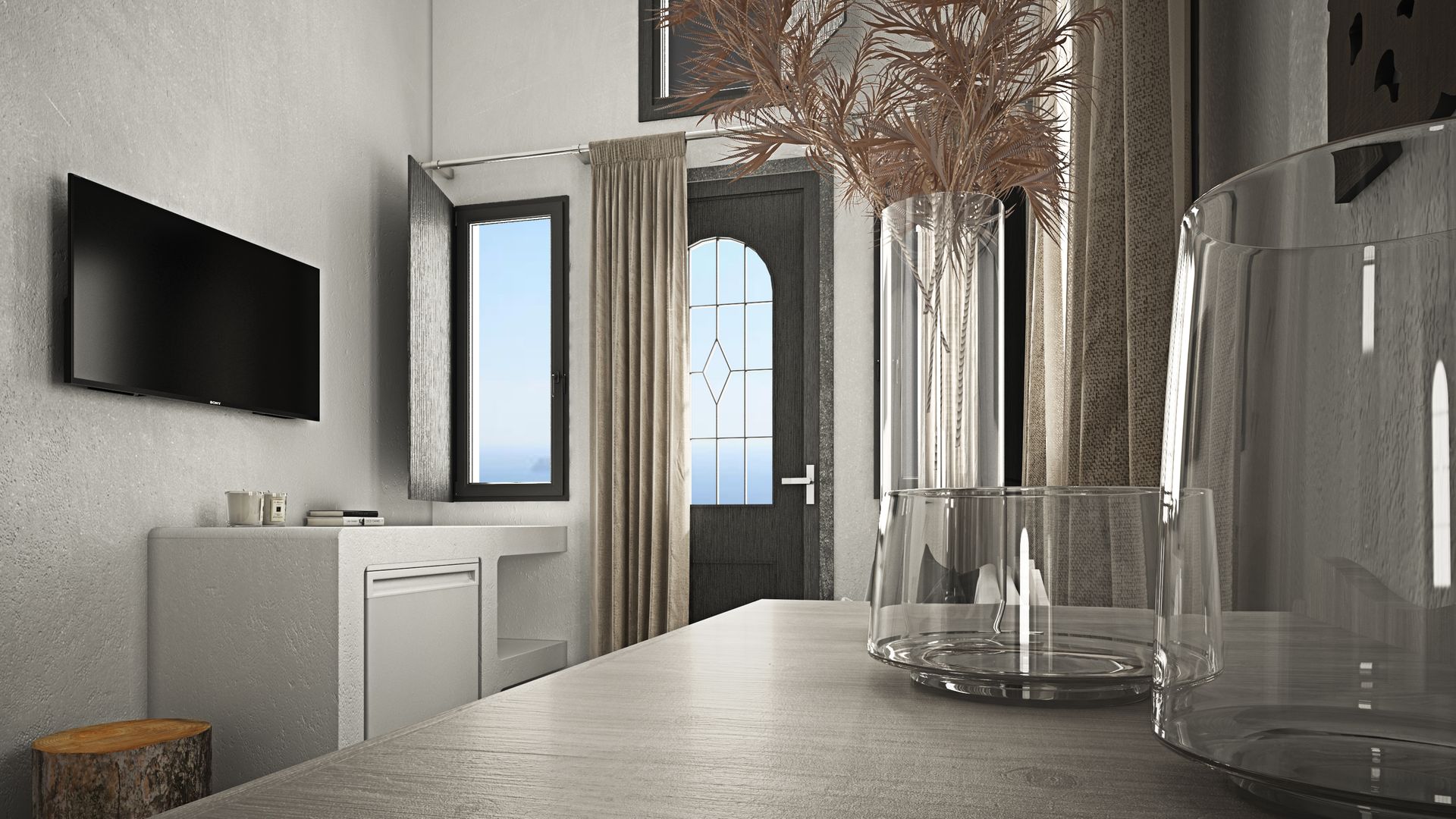 Superior Room with Hot Tub & Caldera View