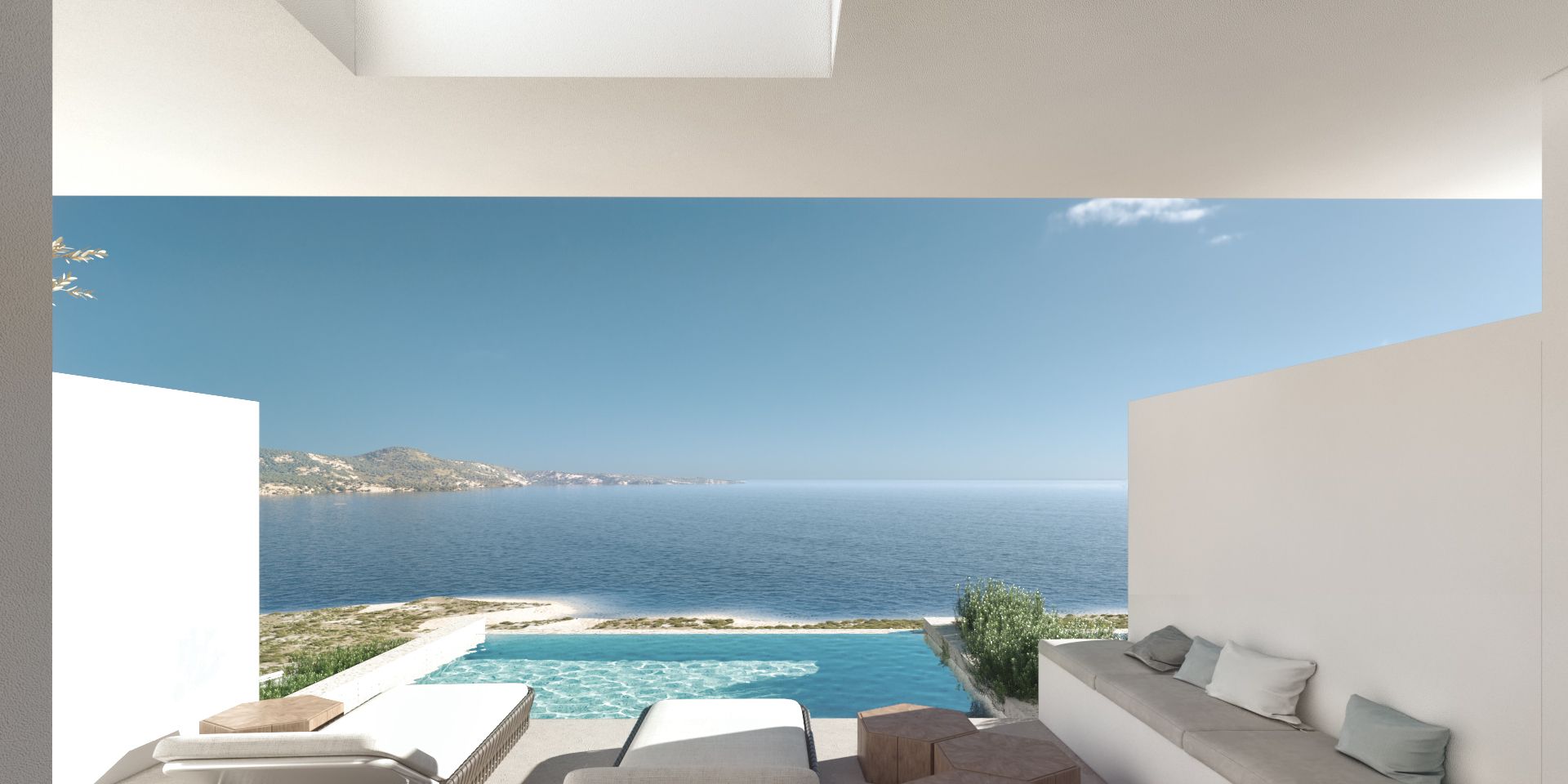 White Coast Private Pool & Panoramic Sea View