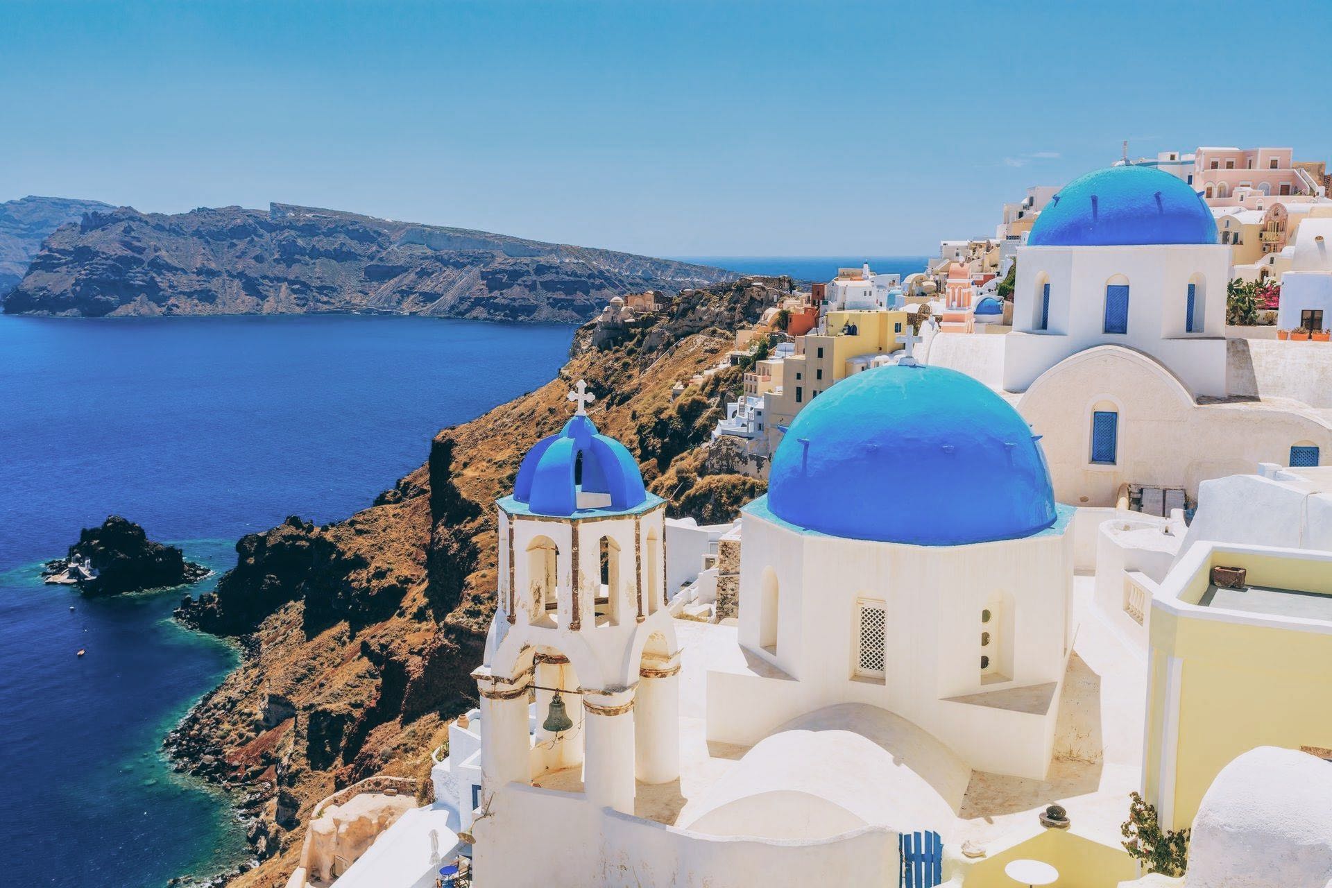 KT (4 hours): [Santorini] Santorini Panorama and Wine-Tasting