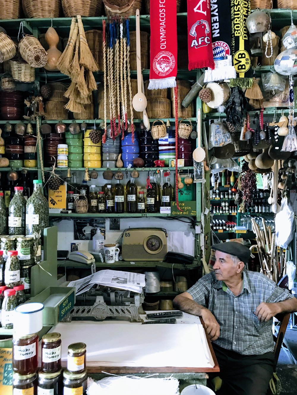 Travel Food People - Cheese shop, Naxos