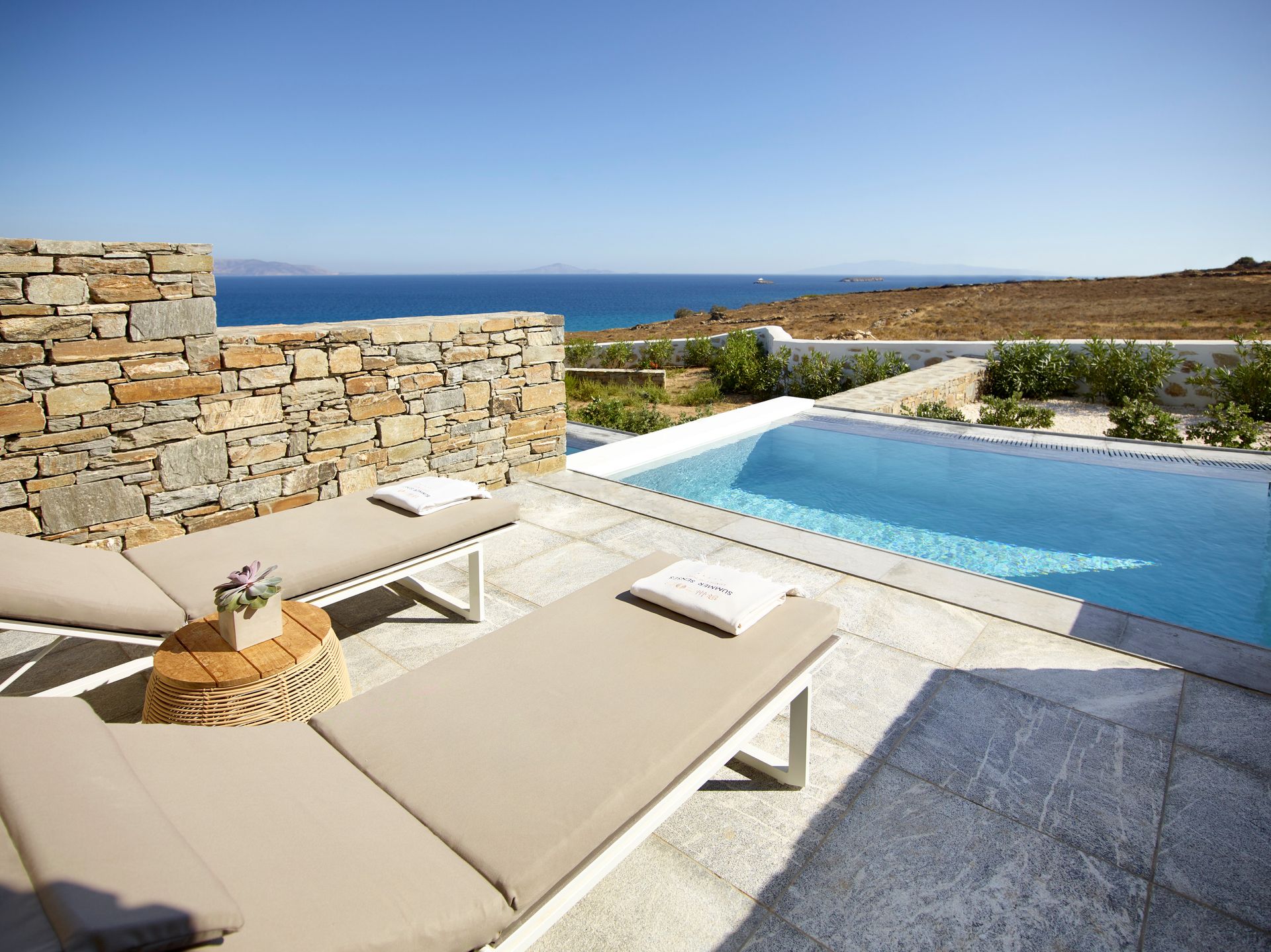 Summer Senses Luxury Resort, Paros - Summer Suite Private Pool Sea View