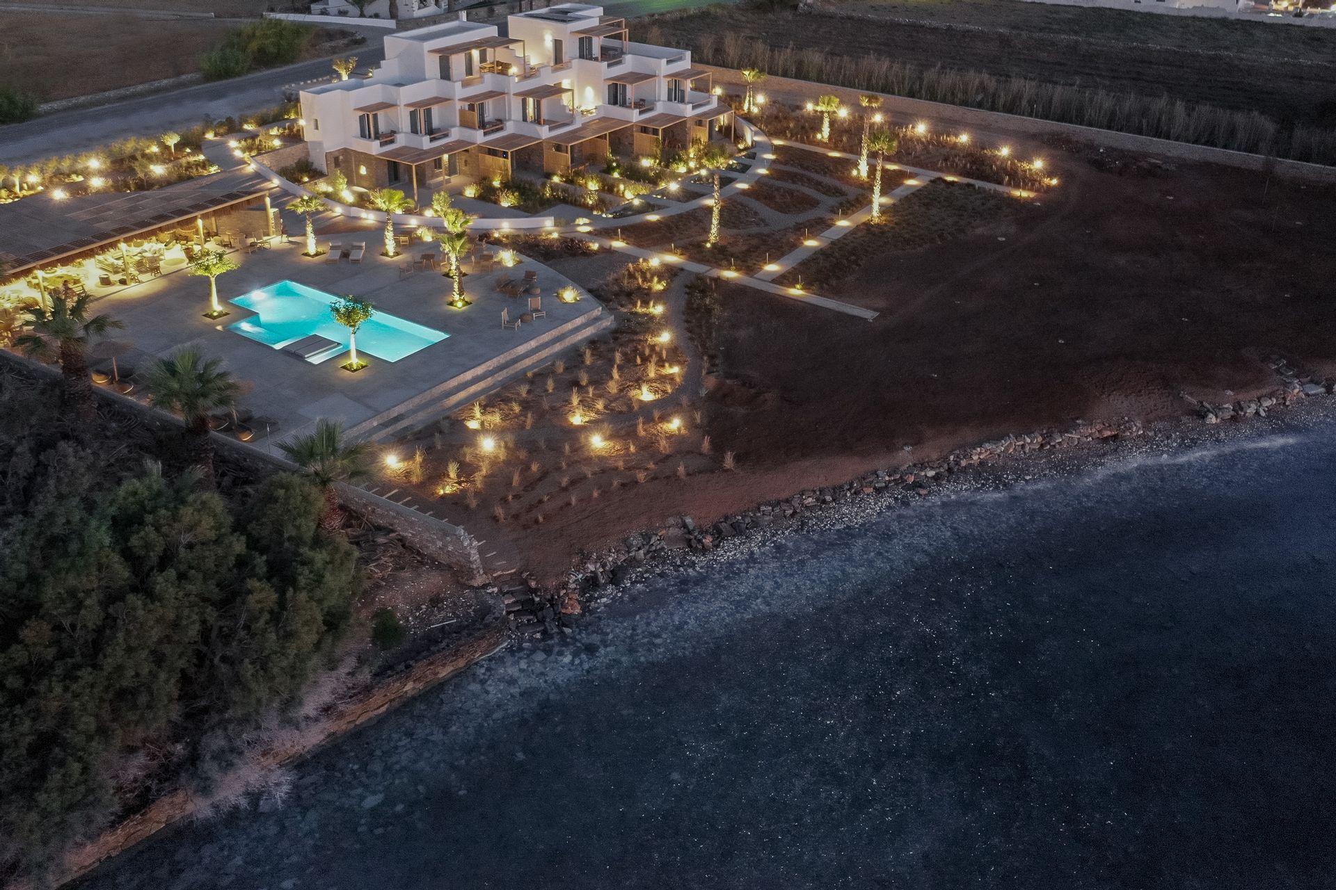 Seesoo Paros Beachfront Resort, Paros - Aerial