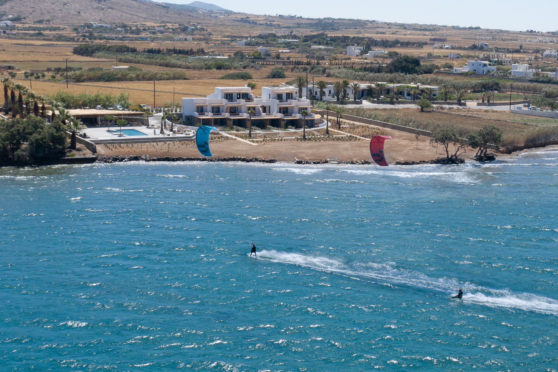 Seesoo Paros Beachfront Resort, Paros - Aerial view