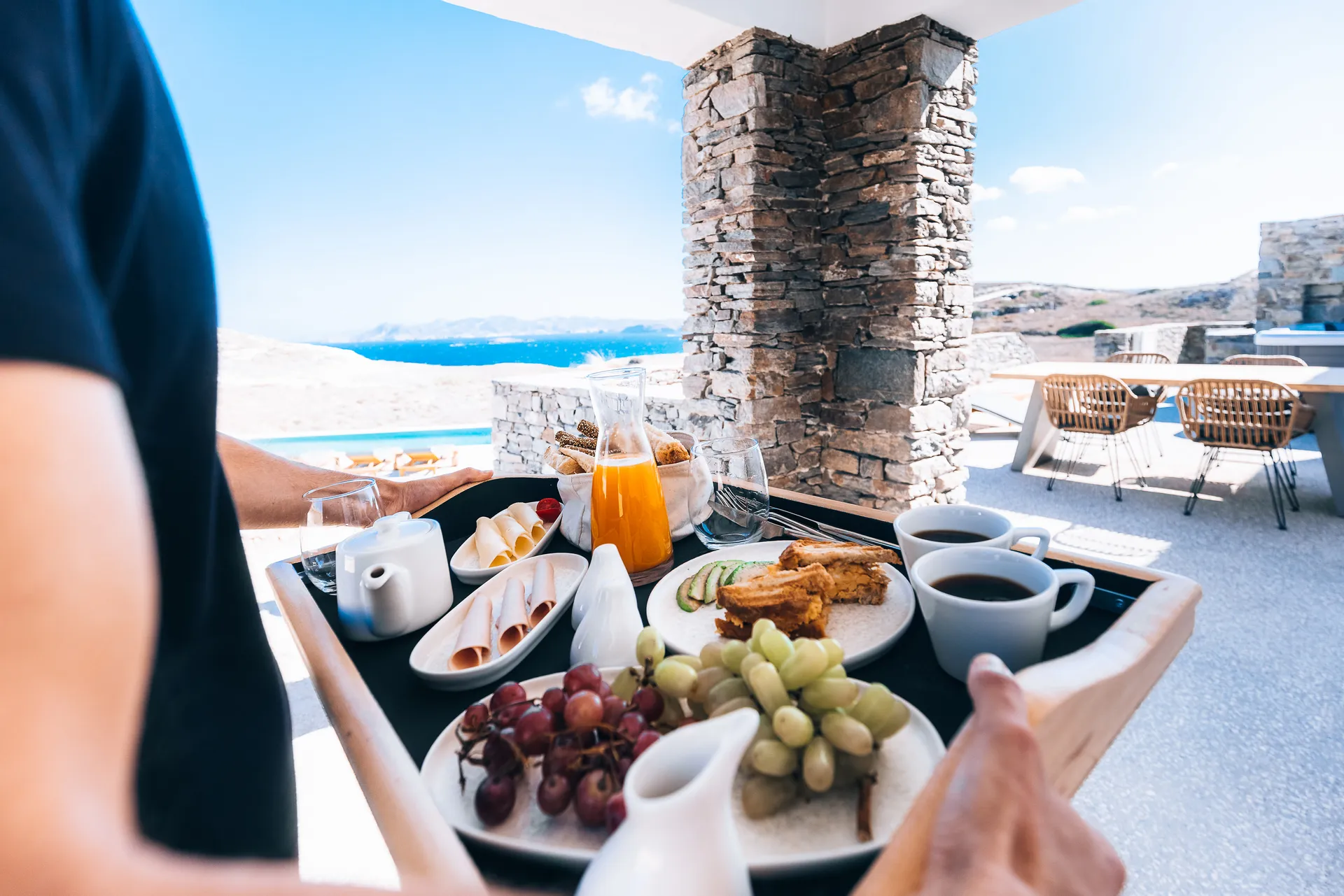Ventus di Milo, Milos - Breakfast