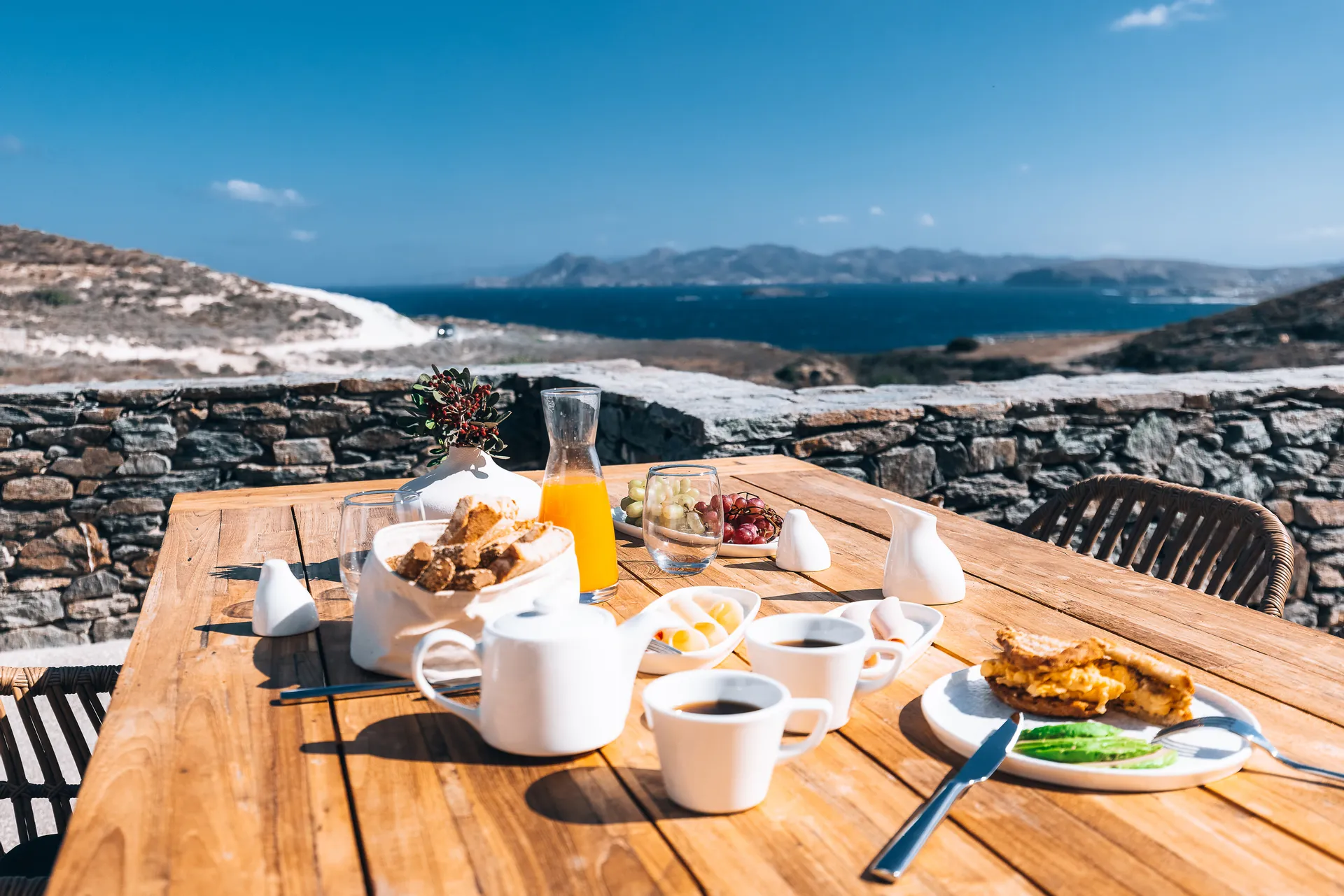 Ventus di Milo, Milos - Breakfast