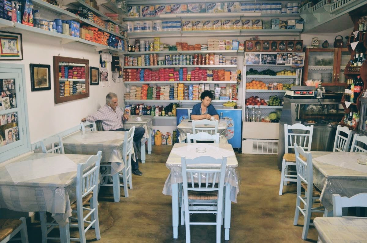 Folegandros: tasty, local bites at the pantry shop of Irini's Tavern